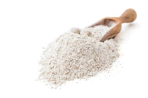 Rye flour in scoop Stock Photos