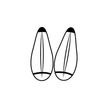 Rye icon. Element of seeds and nuts elements illustration. Premium quality 스톡 일러스트
