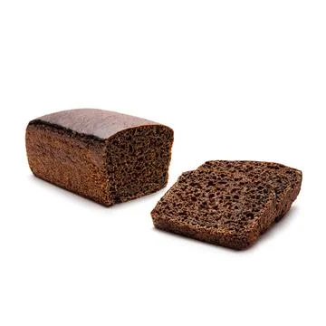 Rye malt bread sliced Stock Photos