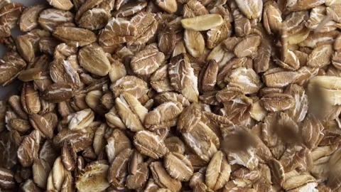 Rye oats pouring. Stock Footage 170621694