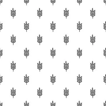 Rye spica pattern vector イラスト素材