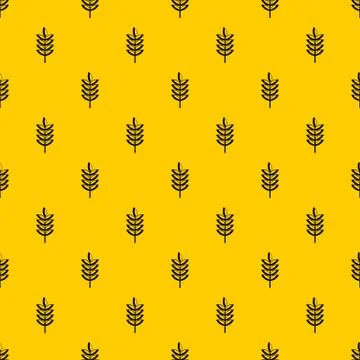 Rye spica pattern vector Stock Illustration