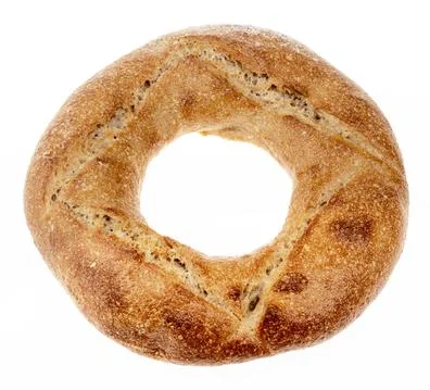 Rye-wheat bread in a ring form Stock Photos