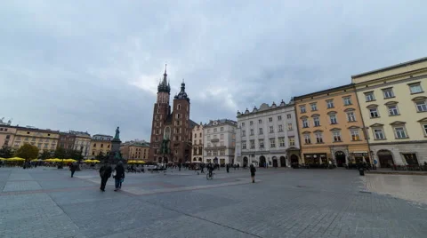 Rynek hyper lapse Stock Footage 69024236