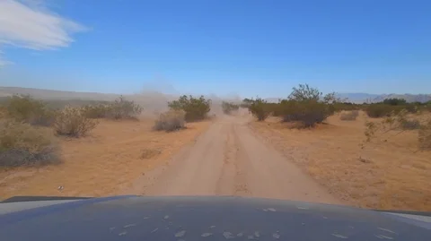 RZR Dune buggy drives through Las Vegas desert Stock Footage 111882140