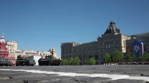 S-400 Triumf is a large-and medium-range anti-aircraft weapon system Stock Footage 40033078