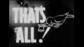 THAT'S ALL! Vintage Finale Retro Film Title Graphic Leader Ending Graphic 7066 HD Footage