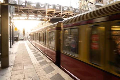 S-Bahn, Berlin Stock Photos
