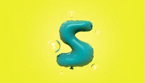S Balloons Alphabet Stock-Illustration