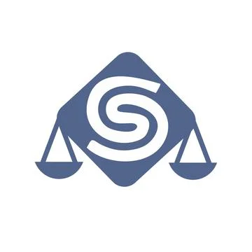 S, CSC initials letter rectangle shape logo Stock Illustration