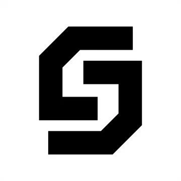 S, CSC, LSL, CC initials geometric letter company logo Illustrazione stock