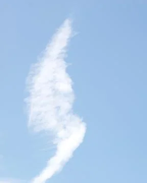 S curve cloud Stock Photos