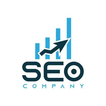 S e o Agency design logo with up arrow and graphic,icons,symbols,vector templ Stock Illustration