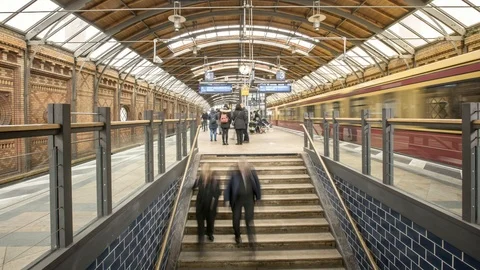 S Hackescher Markt Berlin 库存影片 91555819