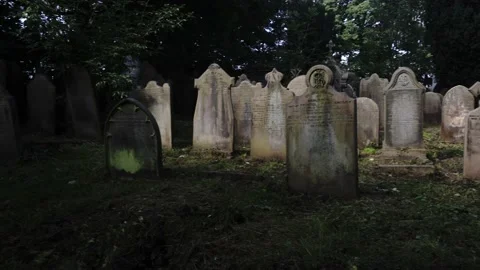 S - Haworth Cemetry 1 2 Stock-Footage 205601522