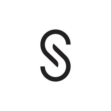 S initial letter vector logo icon Stock Illustration