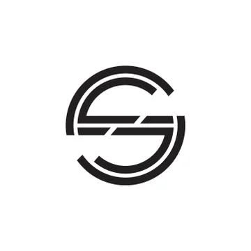 S initial letter vector logo icon Stock Illustration