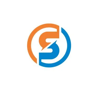 S letter concept  design icon vector Stock Illustration
