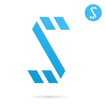 S letter icon Stock-Illustration