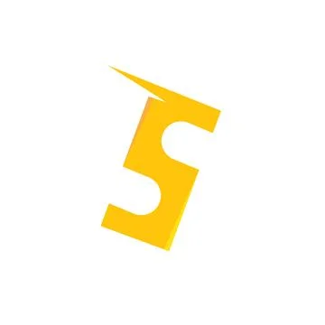 S letter icon vector illustration design  template Stock Illustration