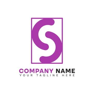 S letter logo design Stock Illustration