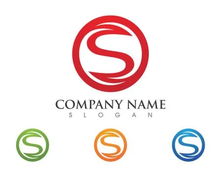S letter logo design vector Stock Illustration