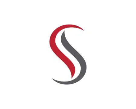 S letter logo design vector Stock Illustration