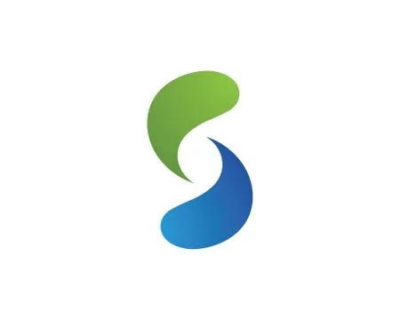S letter logo design vector Stock Illustration