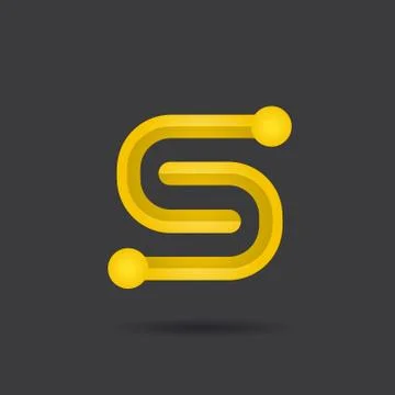 S letter logo Stock Illustration