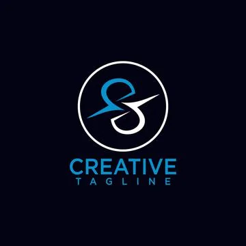 S letter logo Stock Illustration