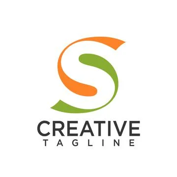 S letter logo Stock Illustration