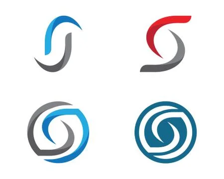 S letter logo Template Stock Illustration