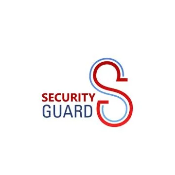 S letter vector icon for security standard 库存插图