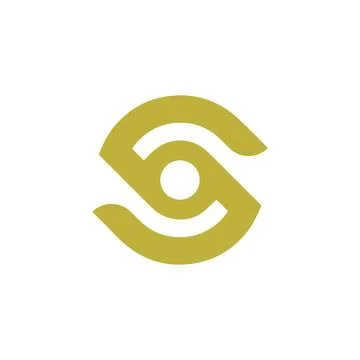 S logo design easy catchy s symbol aa2 Stock Illustration
