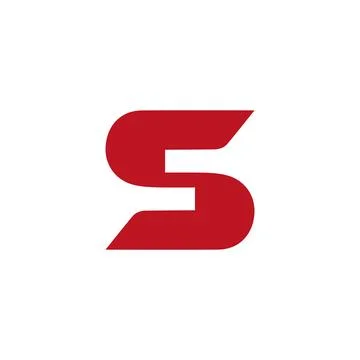 S logo design easy catchy s symbol aa5 Stock Illustration