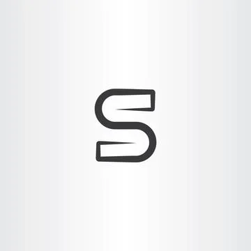 S logo icon sign vector Stock Illustration