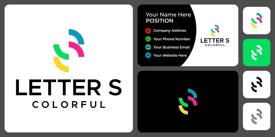 S LOGO Illustrazione stock