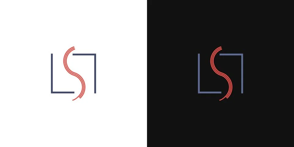 S logo, monogram, vector Illustration