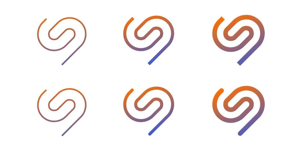 S logo, monogram, vector Stock Illustration