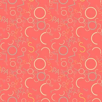 S o Paulo creative pattern Illustrazione stock
