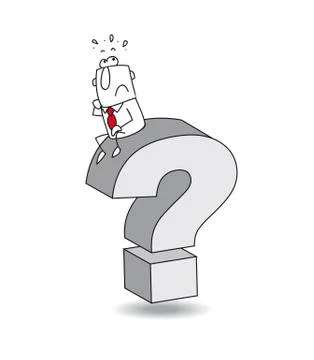 That's the question Stock Illustration