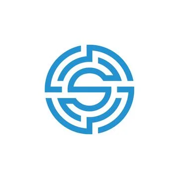 S Security Logo, s secure logo, s logo vector illustrator, s monogram logo Stock Illustration