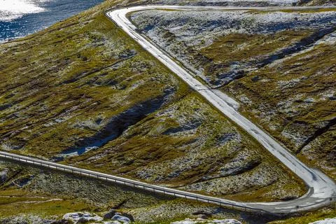 S-shape road Foto stock