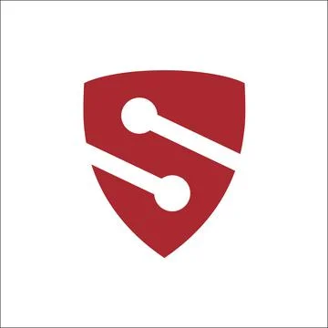 S shield logo vector Stock Illustration