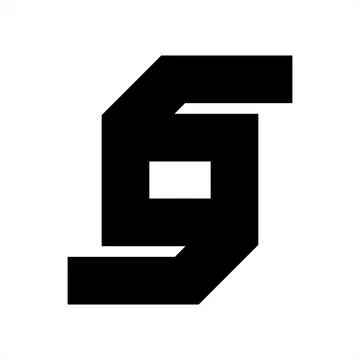 S, SO, SD, GG, GOG initials geometric letter company logo Stock Illustration