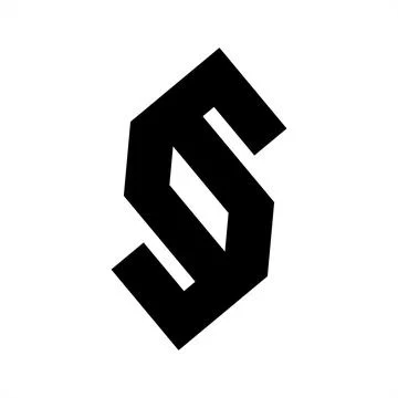 S, SO, SD initials geometric letter company logo Stock Illustration