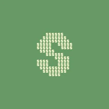 S text pattern for s letter vector conceptual logo, t-shirt design Stock Illustration