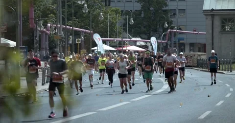 S25 Berlin Focus Shift Plant to Runners Nollendorfplatz May 2023 Stock Footage 332124788