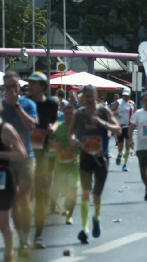 S25 Berlin Focus Shift Plant to Runners Nollendorfplatz May 2023 Stock Footage 332132193