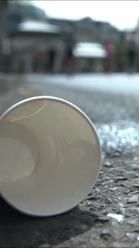 S25 Berlin Litter Cup Cleanup Nollendorfplatz May 2023 Stock Footage 332132199